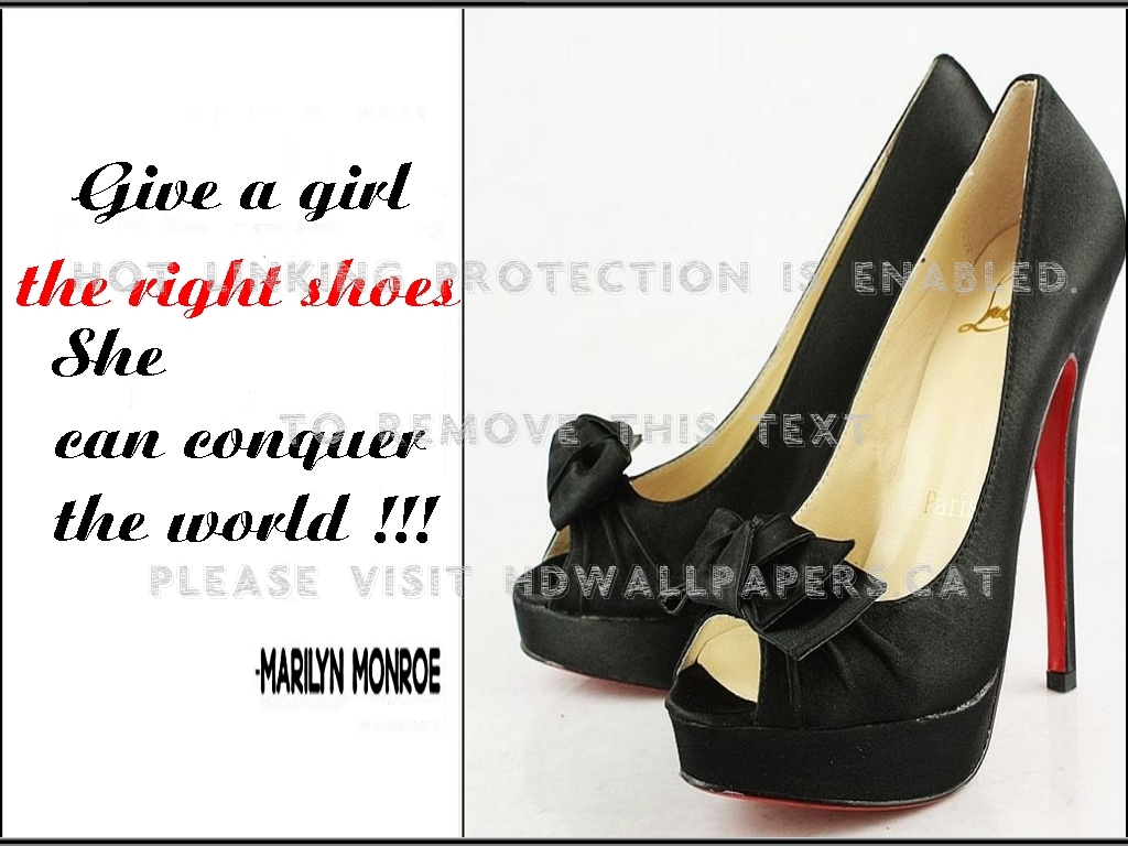 The Shoe Series-a Marilyn Monroe Quote Mm - Field Mice For Keeps - HD Wallpaper 