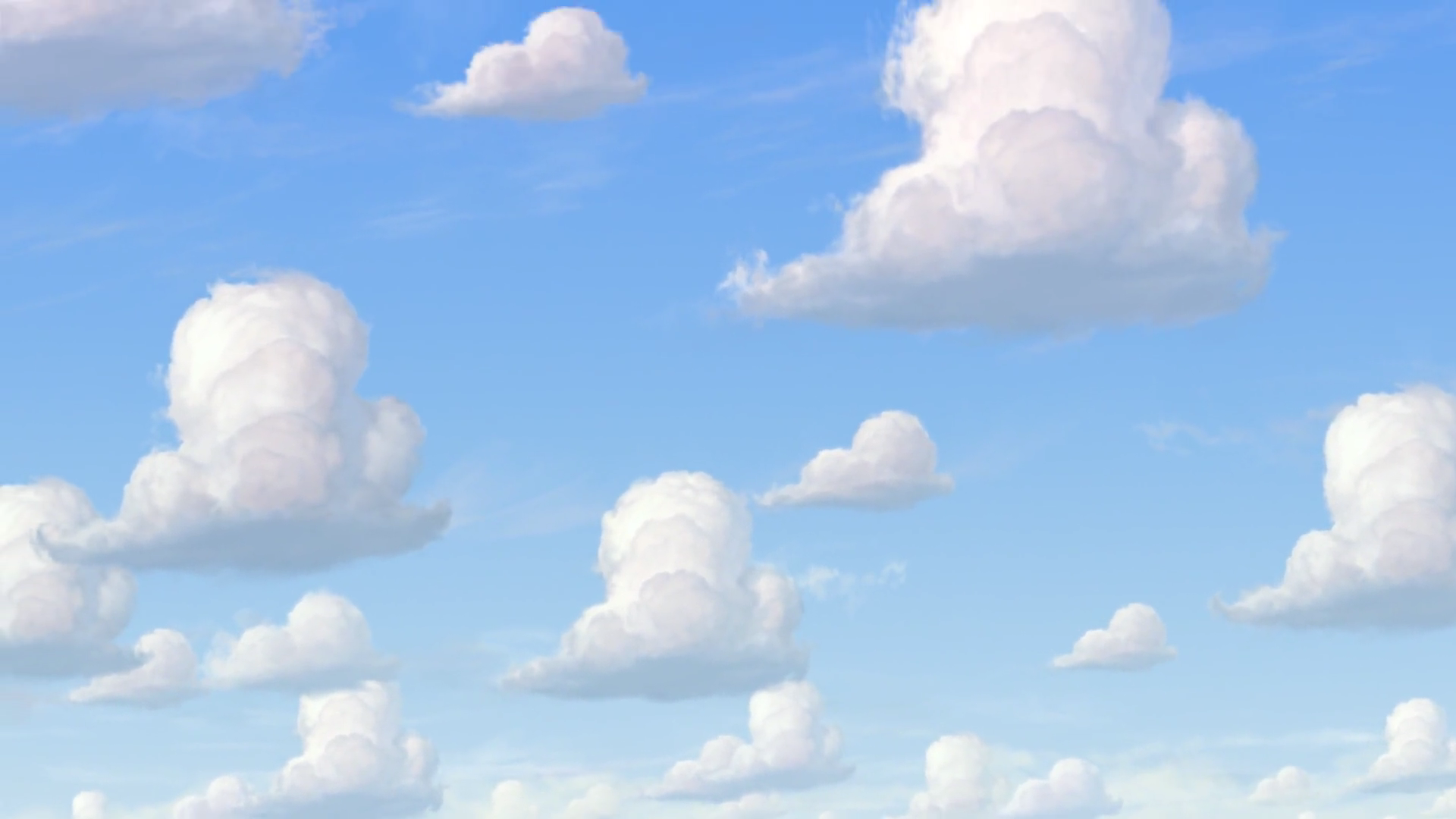 Toy Story Clouds Background - HD Wallpaper 