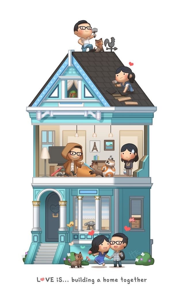 Hj Story New House - HD Wallpaper 