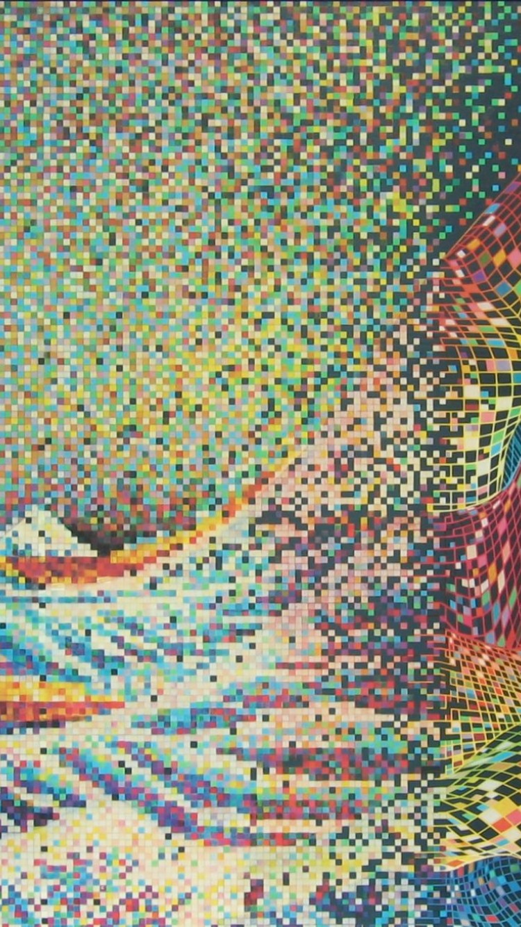 Great Wave Off Kanagawa Glitch - HD Wallpaper 