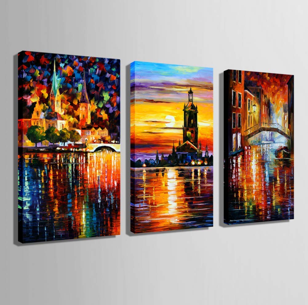 Cubism Oil Painting City - HD Wallpaper 