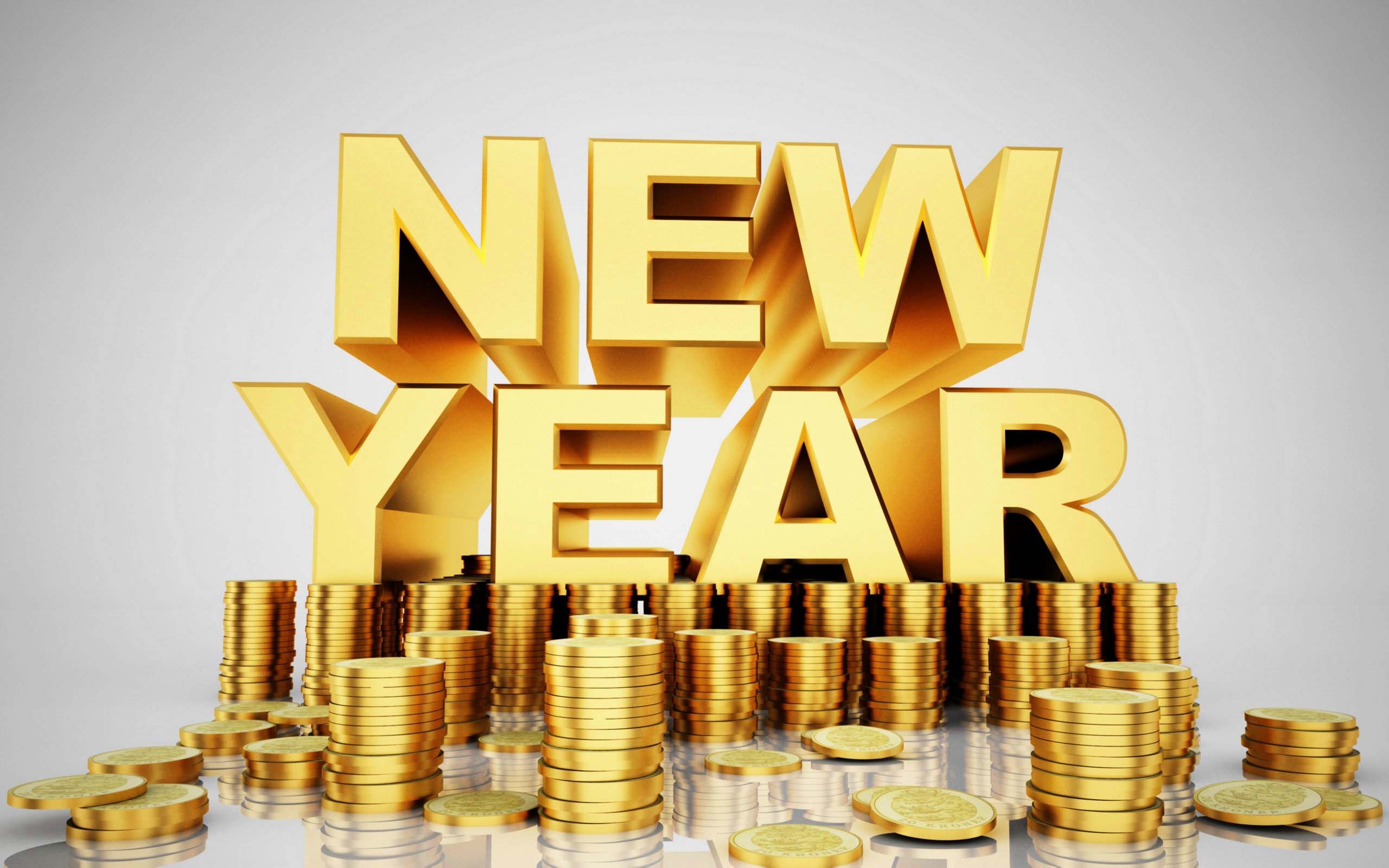 New Year Images With Money - HD Wallpaper 