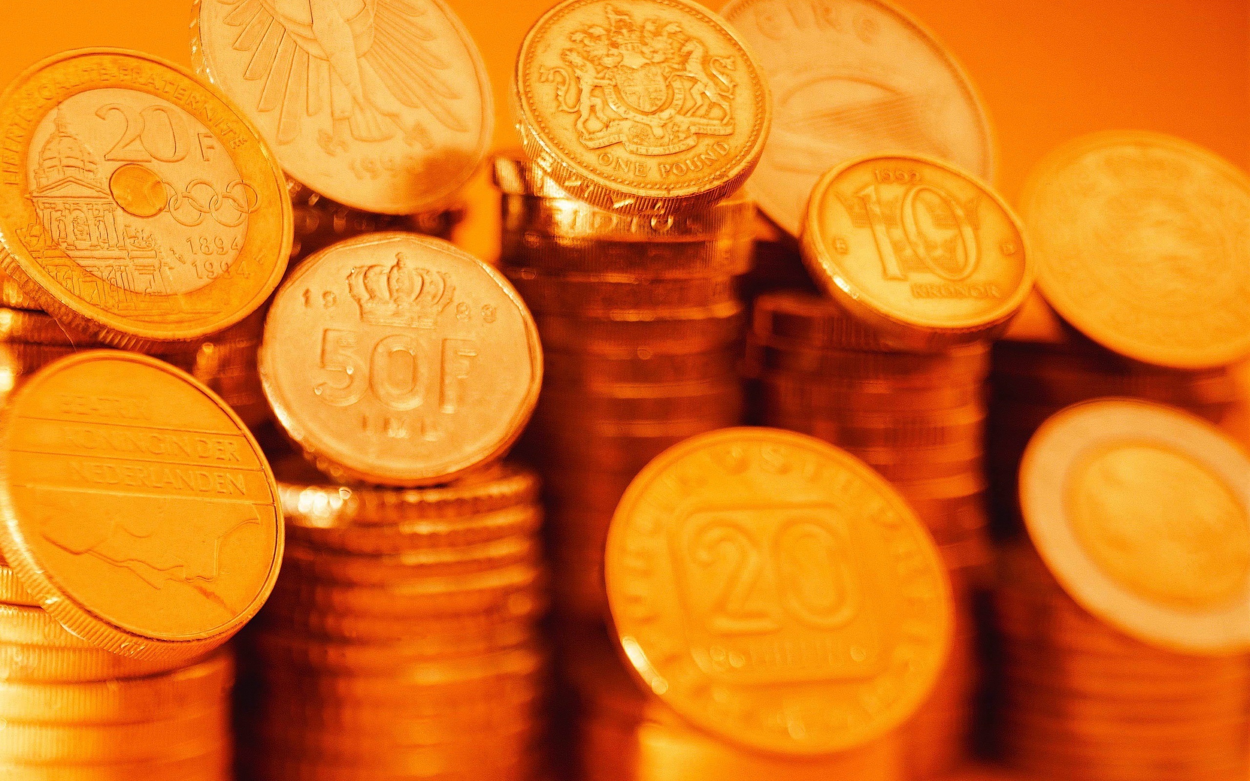 Gold Coin Wallpaper - HD Wallpaper 