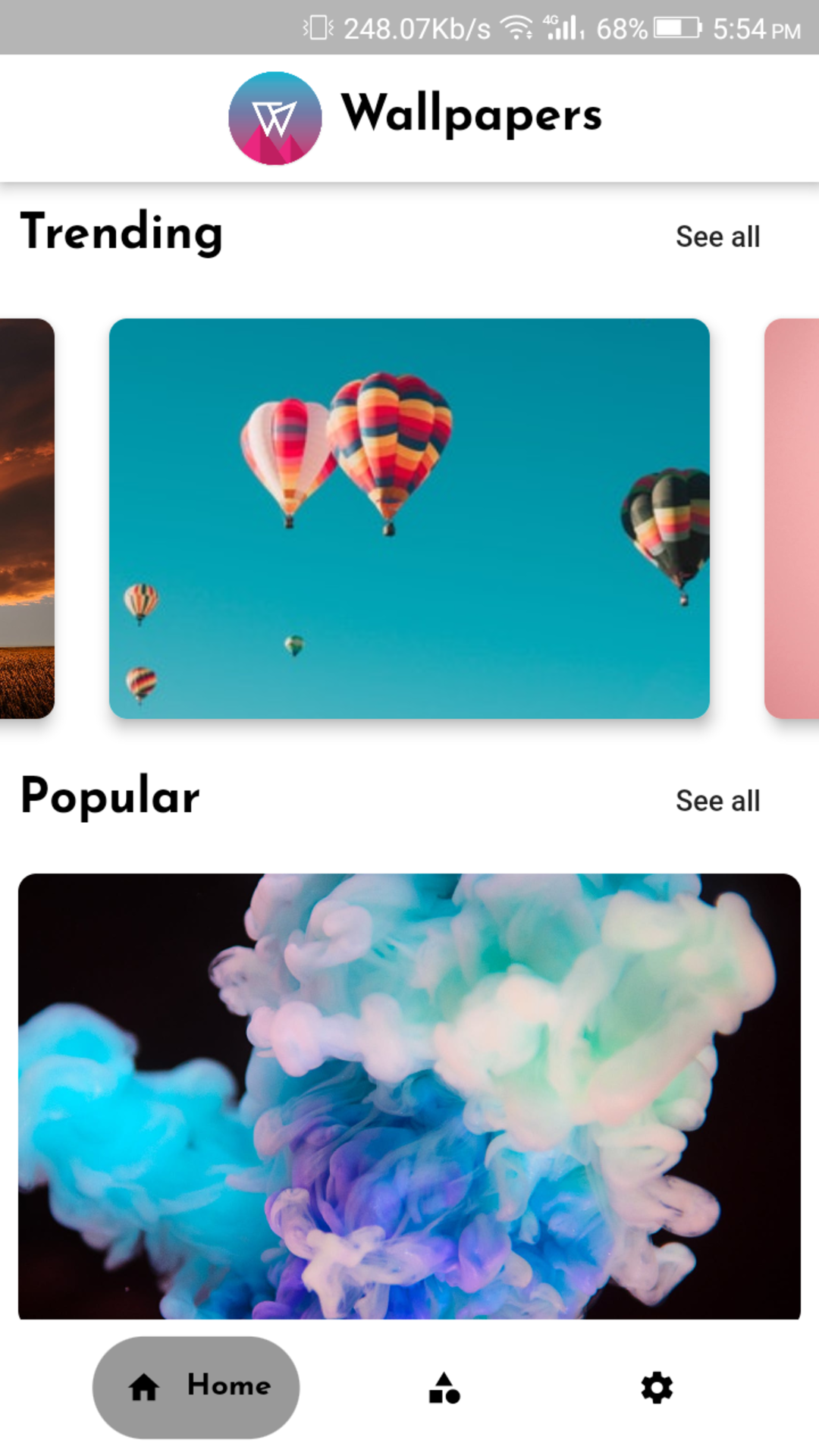 Colored Smoke Background Laptop - HD Wallpaper 