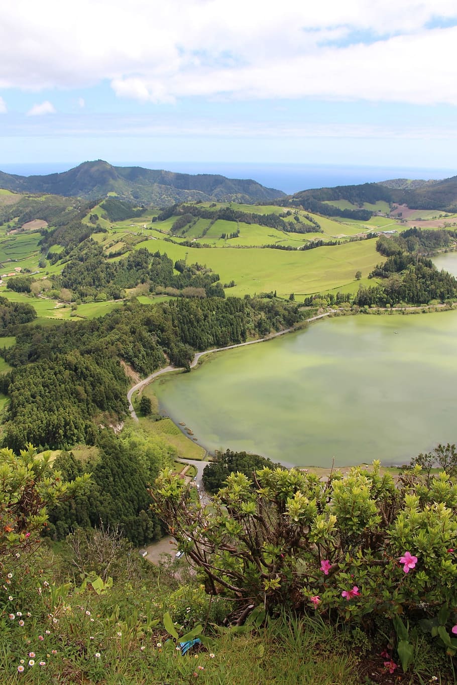 Furnas Crater Lake - HD Wallpaper 