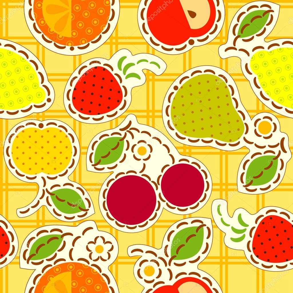 Papel Decorado De Frutas - HD Wallpaper 