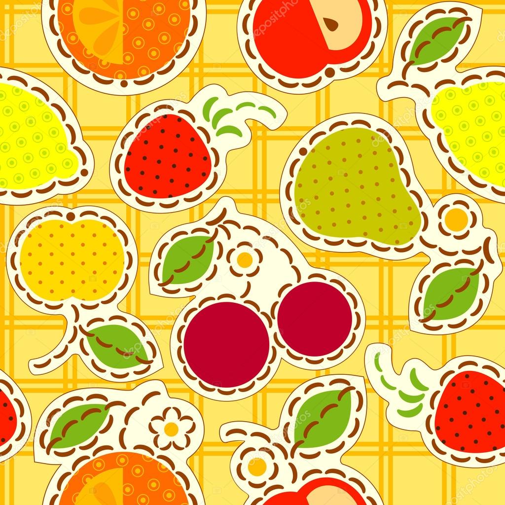 Papel Decorado De Frutas - HD Wallpaper 