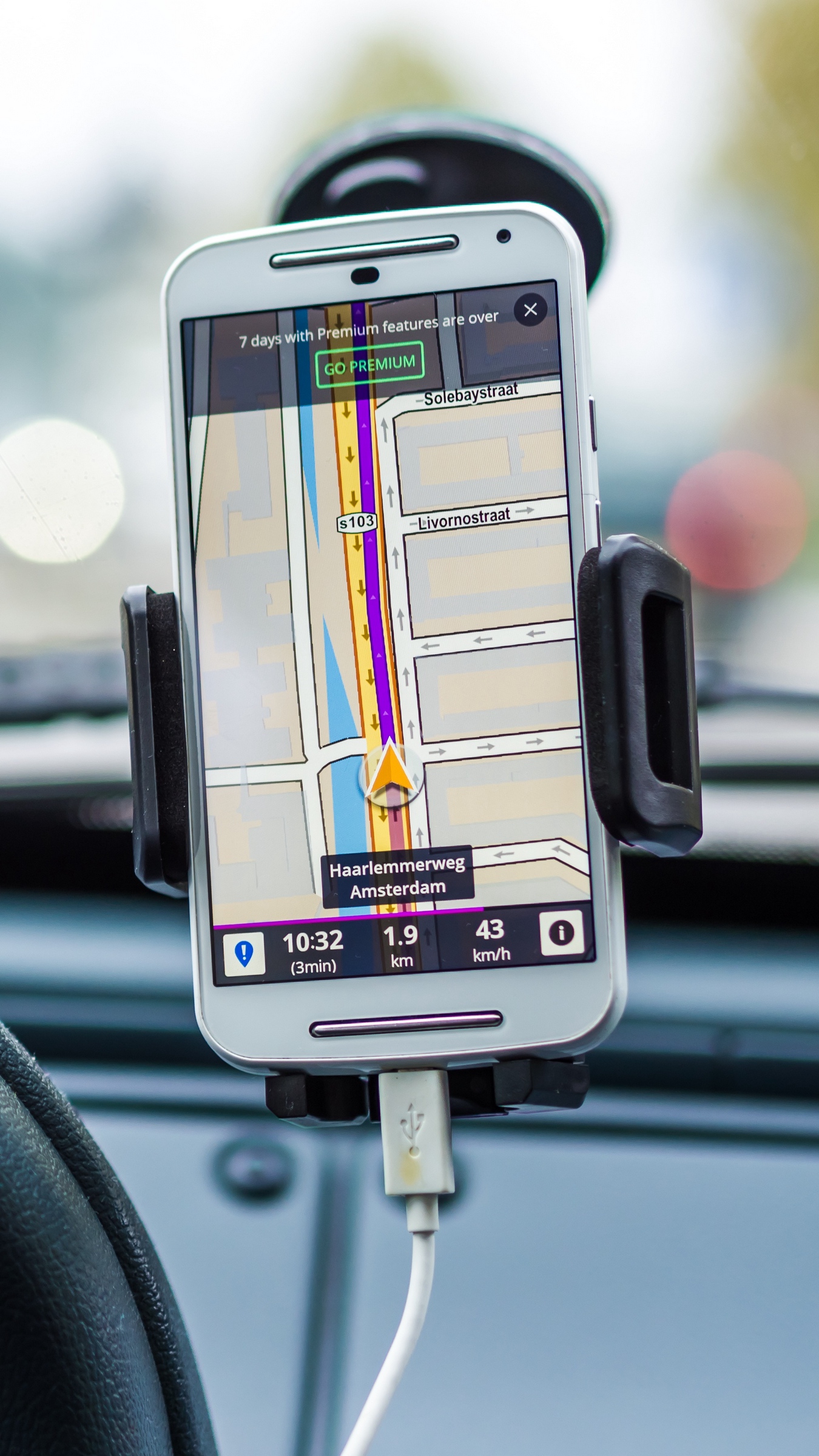 Wallpaper Navigation, Car, Smartphone - Mobile Phone - HD Wallpaper 