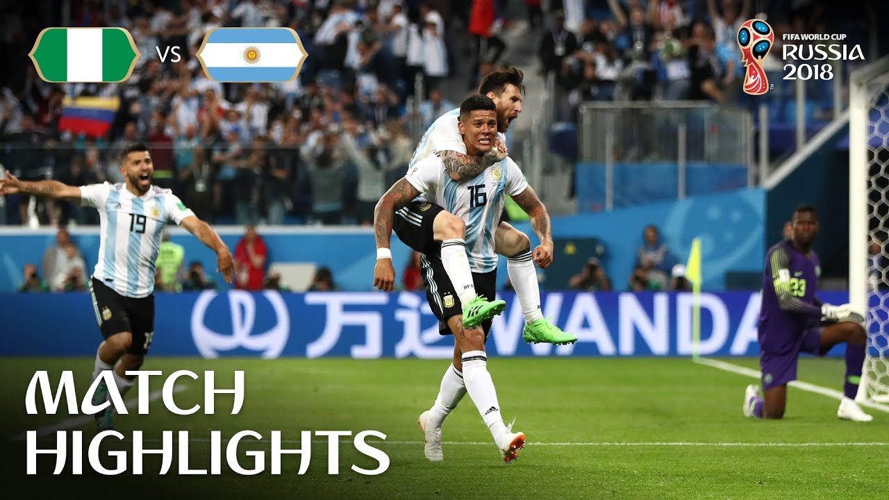 Nigeria V Argentina 2018 Fifa World Cup Russia ™ Match - HD Wallpaper 