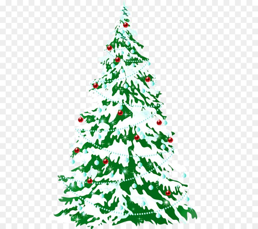 Snow Christmas Tree Png - HD Wallpaper 