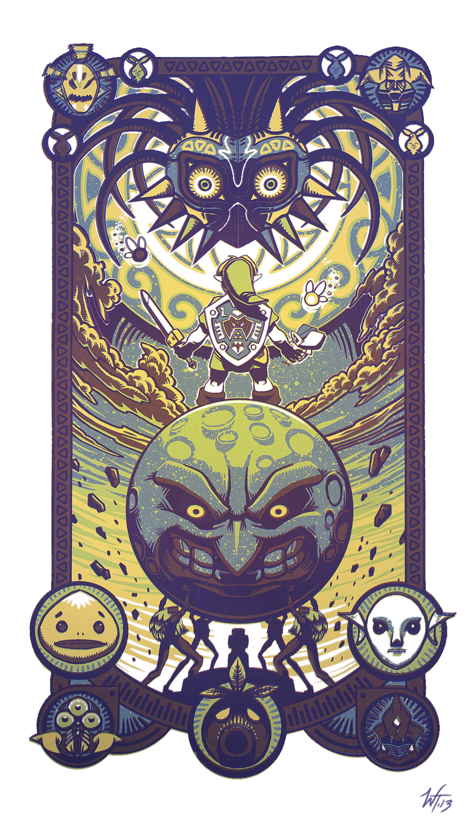 New York Branding Sports Graphic Design Agency - Majora's Mask Wallpaper Phone - HD Wallpaper 
