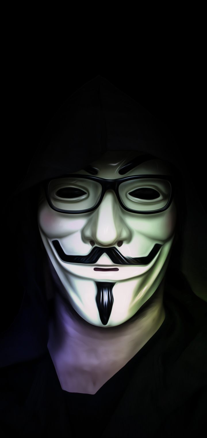 Anonymous Mask Wallpaper 3d - HD Wallpaper 