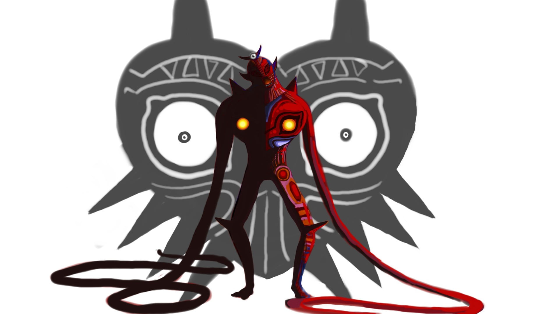 Zelda Majoras Mask Majora - HD Wallpaper 