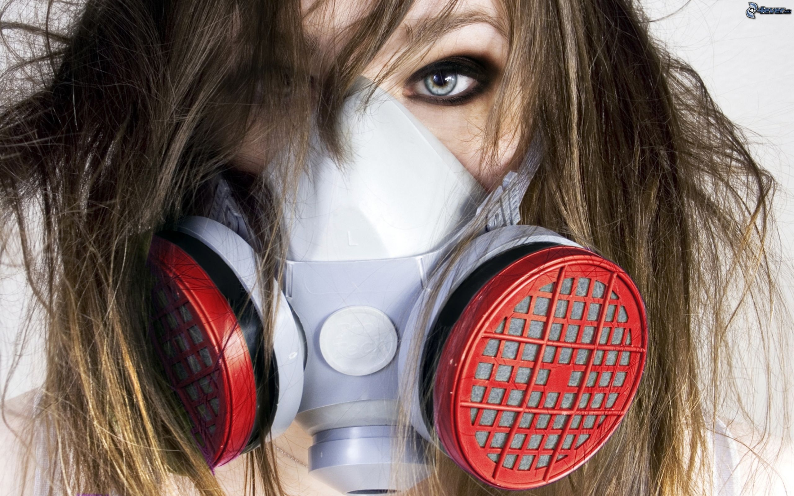 Gas Mask Girl - HD Wallpaper 
