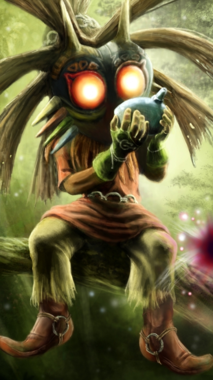 Legend Of Zelda Majoras Mask Link - HD Wallpaper 