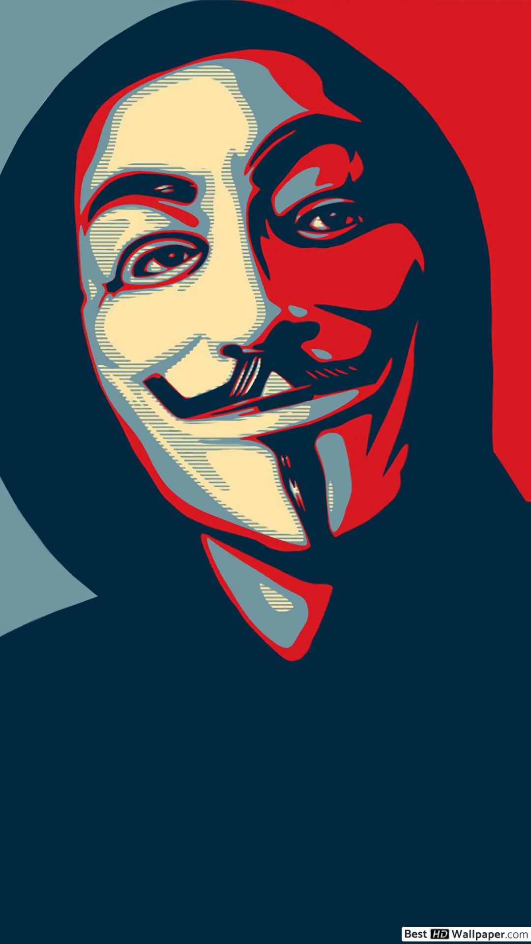 Anonymous Wallpaper For Mobile - HD Wallpaper 