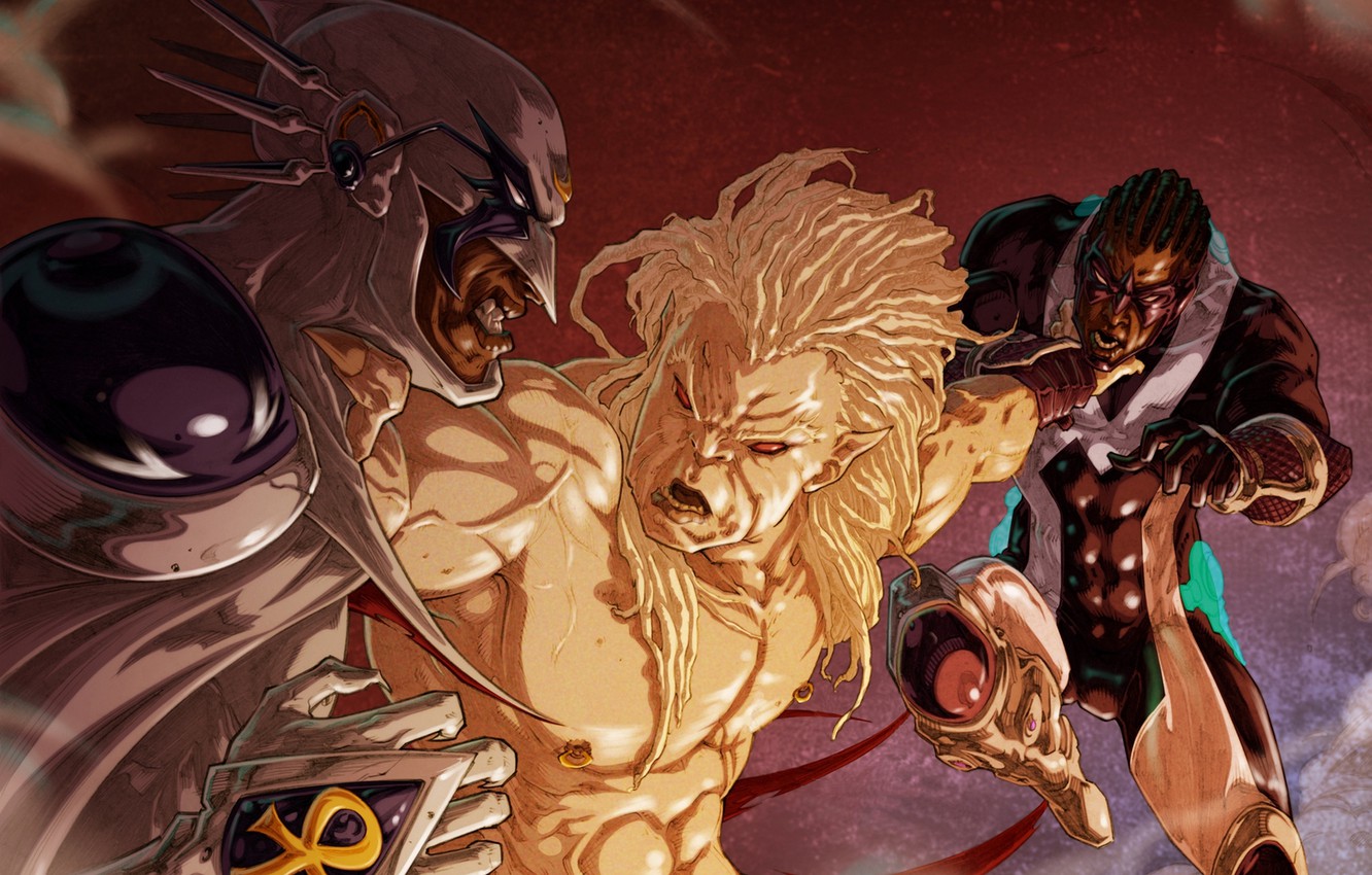 Photo Wallpaper Fight, Fan Art, Purge, Mutants, Captain - Africa Fan Art - HD Wallpaper 