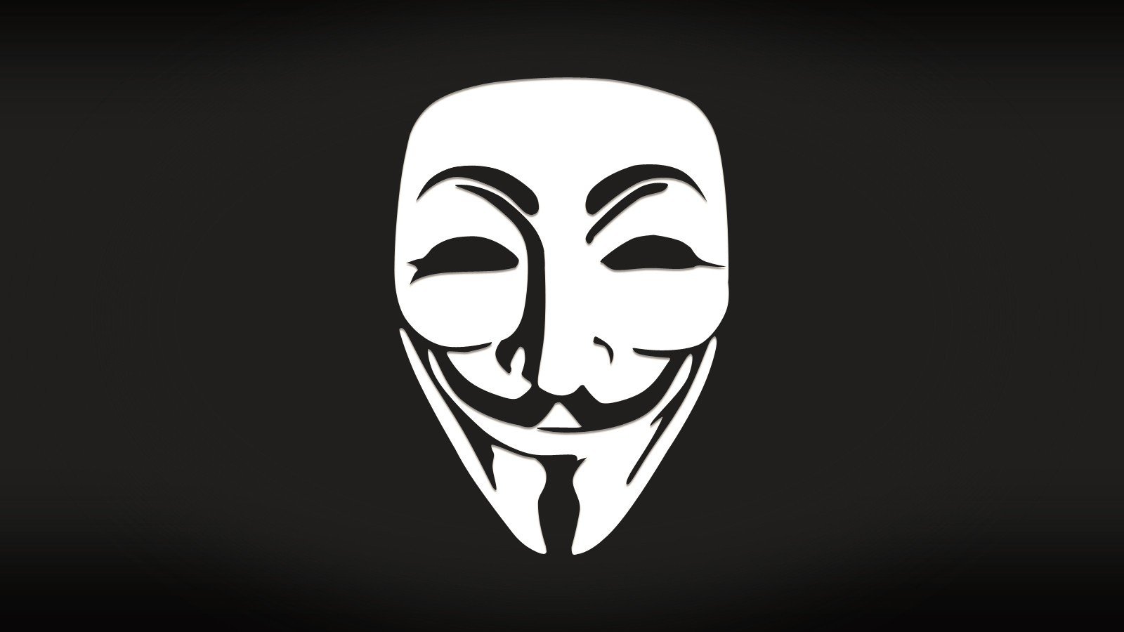 Vendetta Mask Wallpaper - We Are Anonymous - HD Wallpaper 