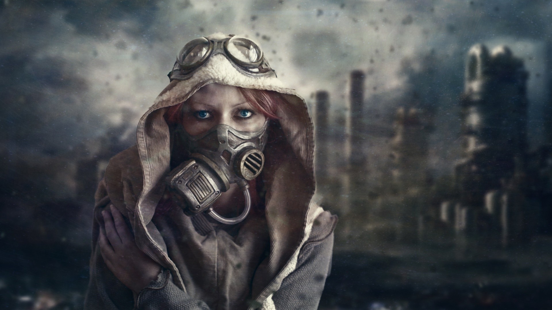 Gas Mask Apocalypse - HD Wallpaper 