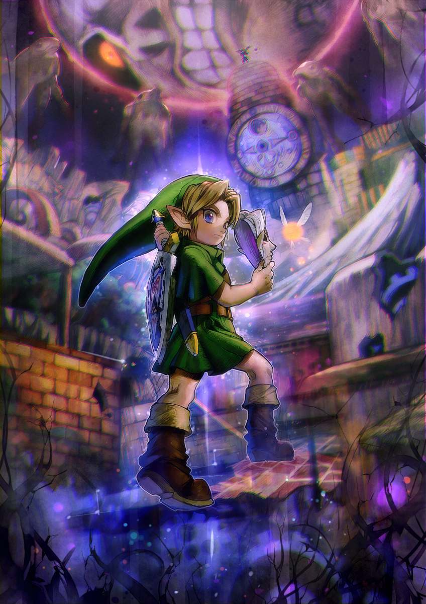 Majoras Mask Clock Tower - HD Wallpaper 