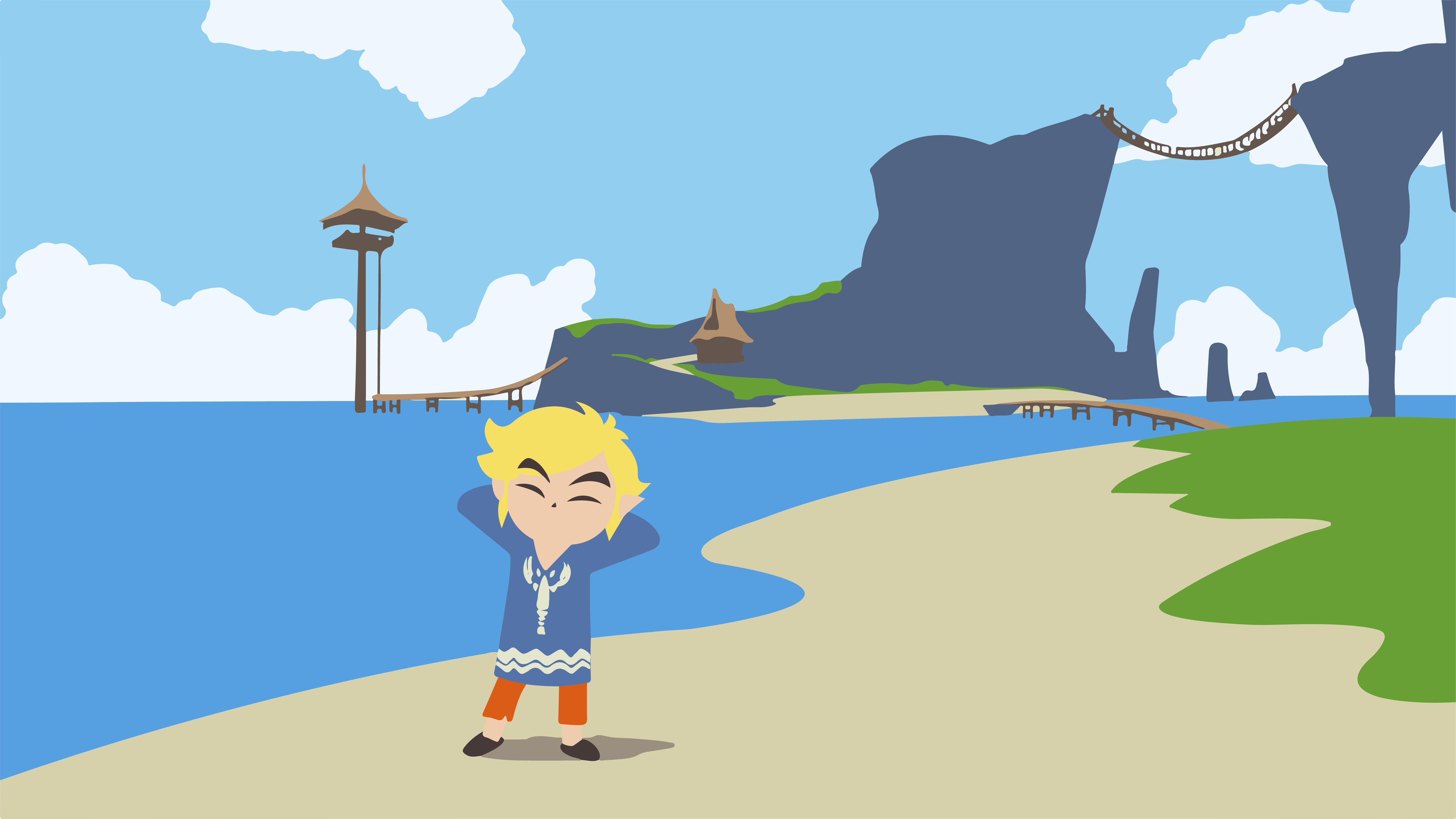 Wind Waker Wallpapers Hd - HD Wallpaper 