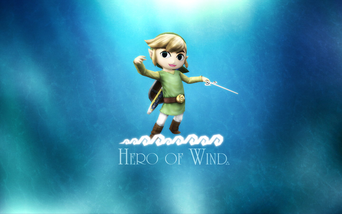 Wind Waker Wallpaper - Toon Link - HD Wallpaper 