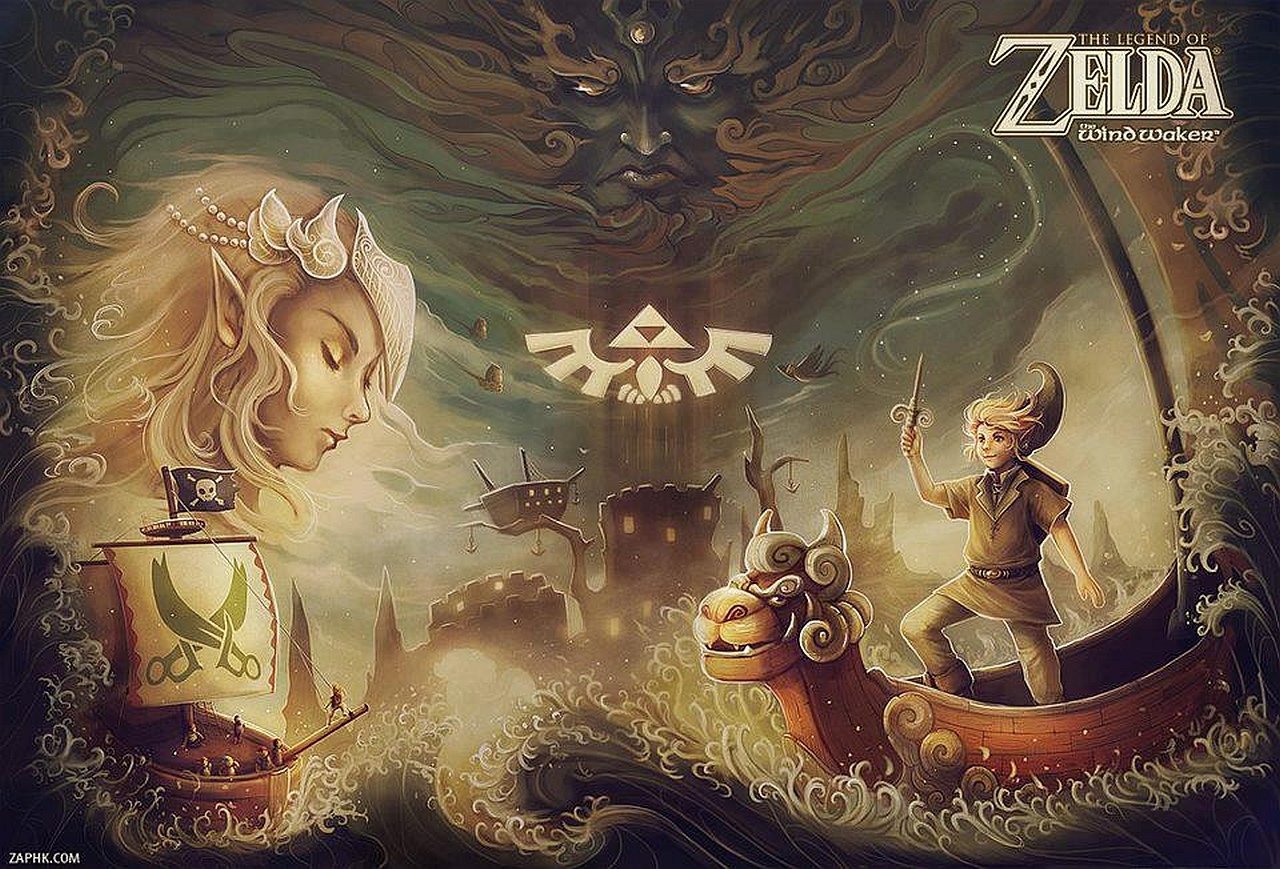 Wind Waker King Of Red Lions Artwork - HD Wallpaper 
