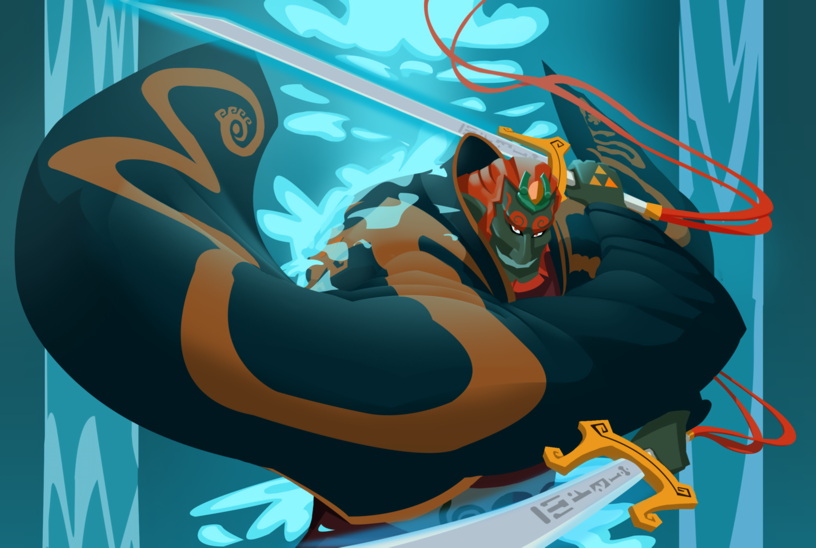 Wind Waker Ganon Art - HD Wallpaper 