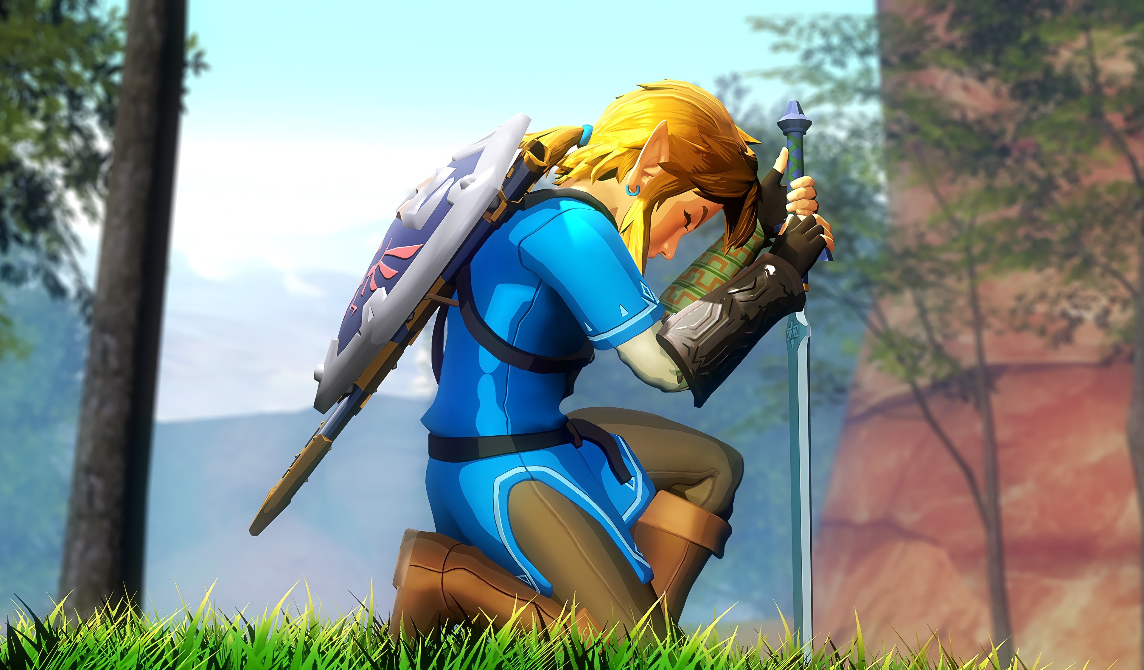 The Legend Of Zelda, Game, Video Game, Warrior, Wallpaper - HD Wallpaper 