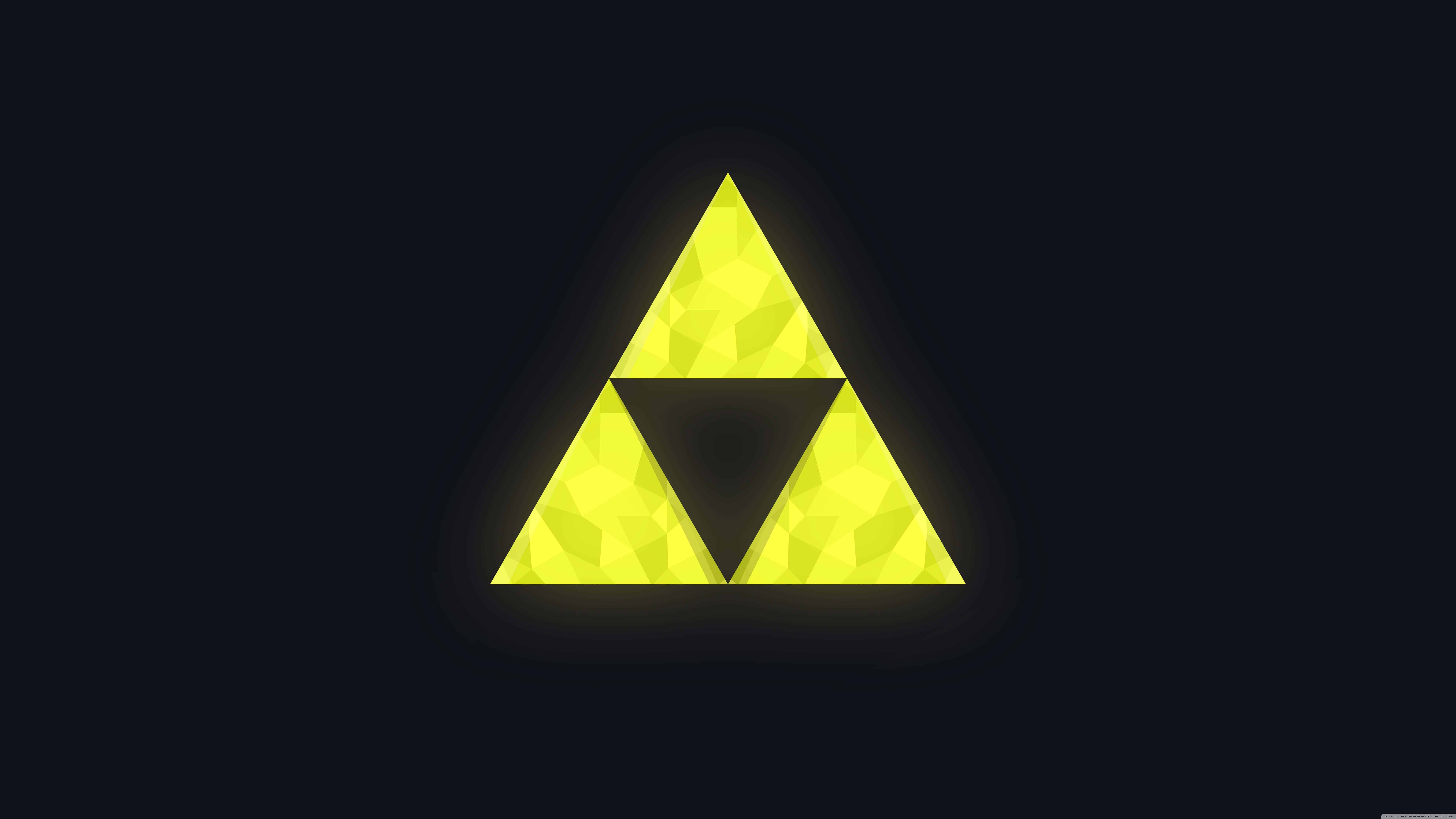 Legend Of Zelda Triforce Uhd 8k Wallpaper - HD Wallpaper 