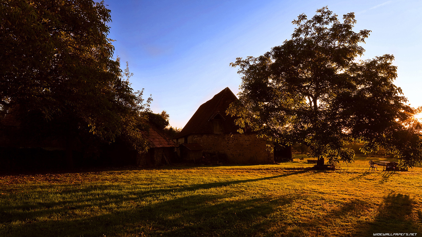 Country House Wallpaper Hd - HD Wallpaper 