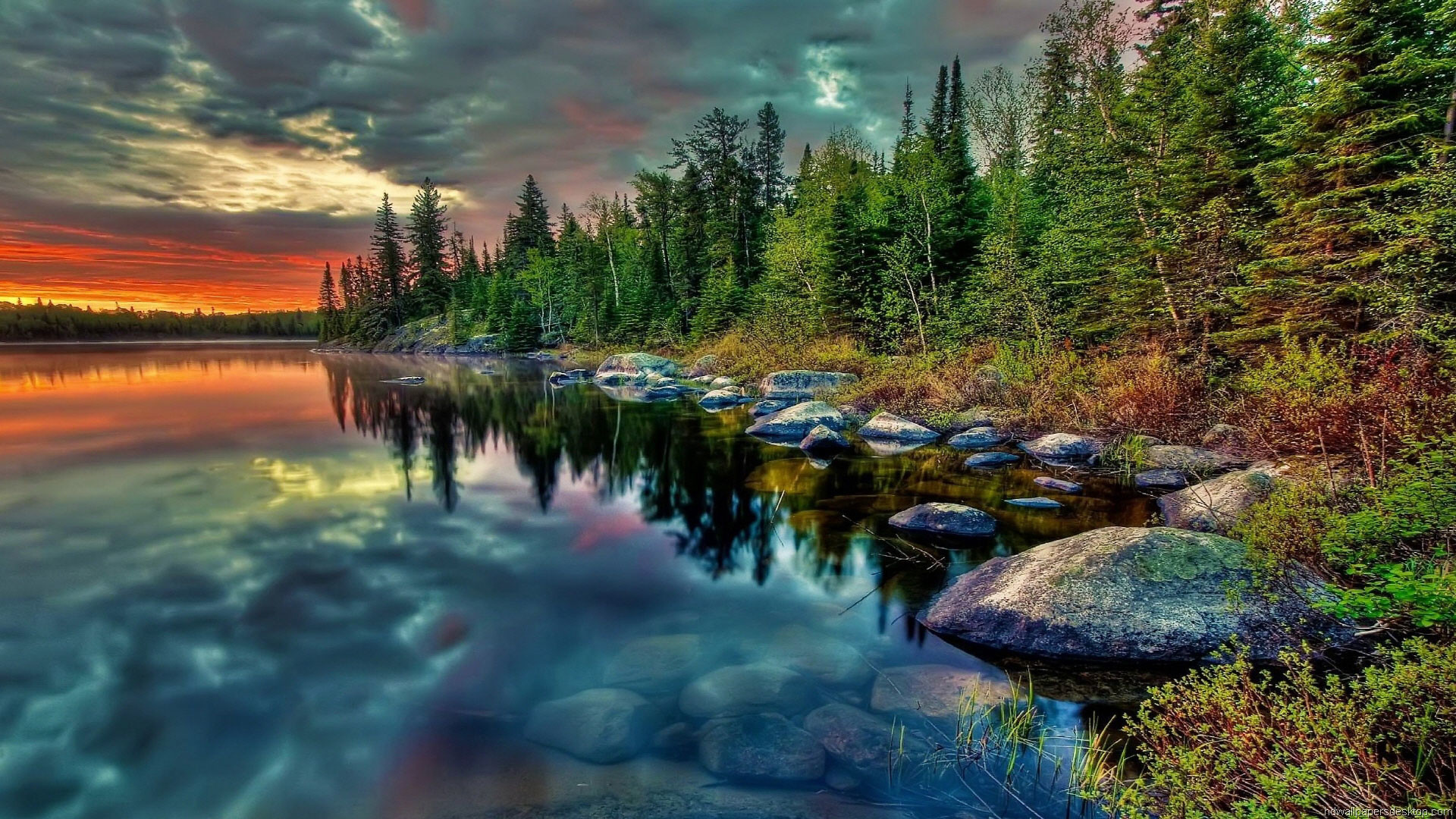 Natural Hdr Nature - Nature Hdr - HD Wallpaper 