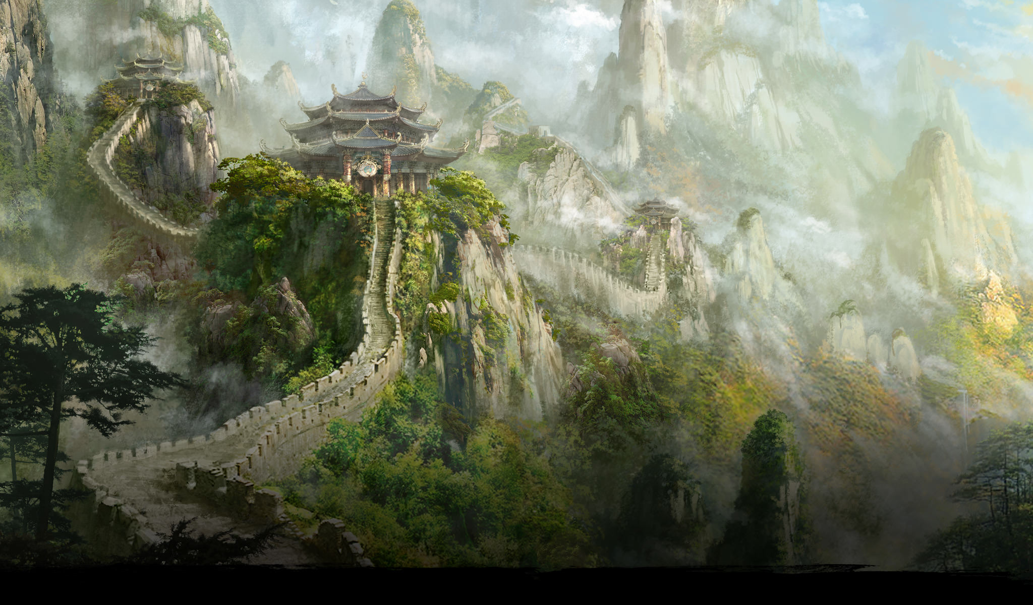 Blade And Soul Loading Screen Art - HD Wallpaper 