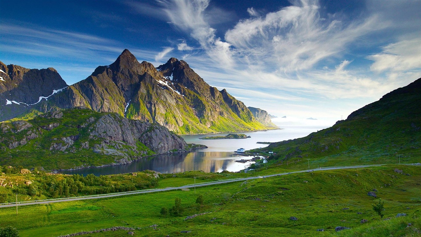 Nordic Beautiful Natural Scenery Hd Wallpapers - Ultra Hd Mountains 4k - HD Wallpaper 