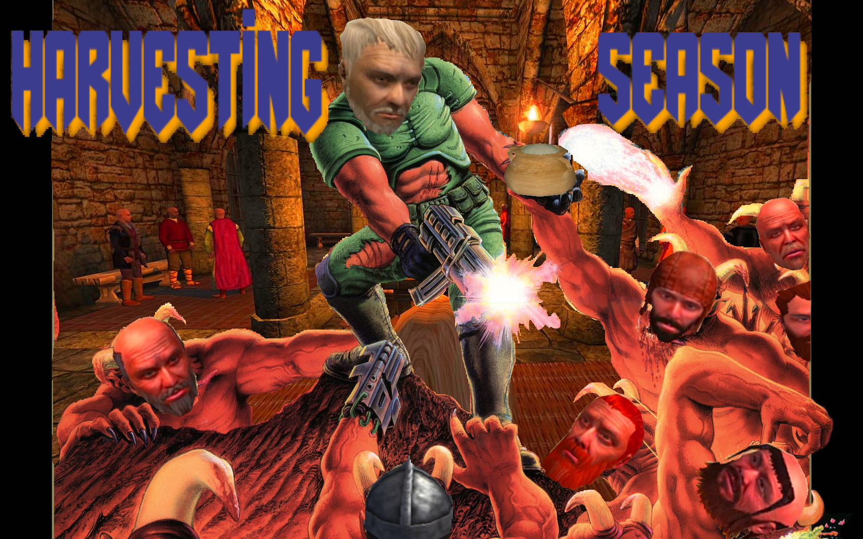 Mount & Blade Games Pc Game - Doom Guy With Guitar - HD Wallpaper 