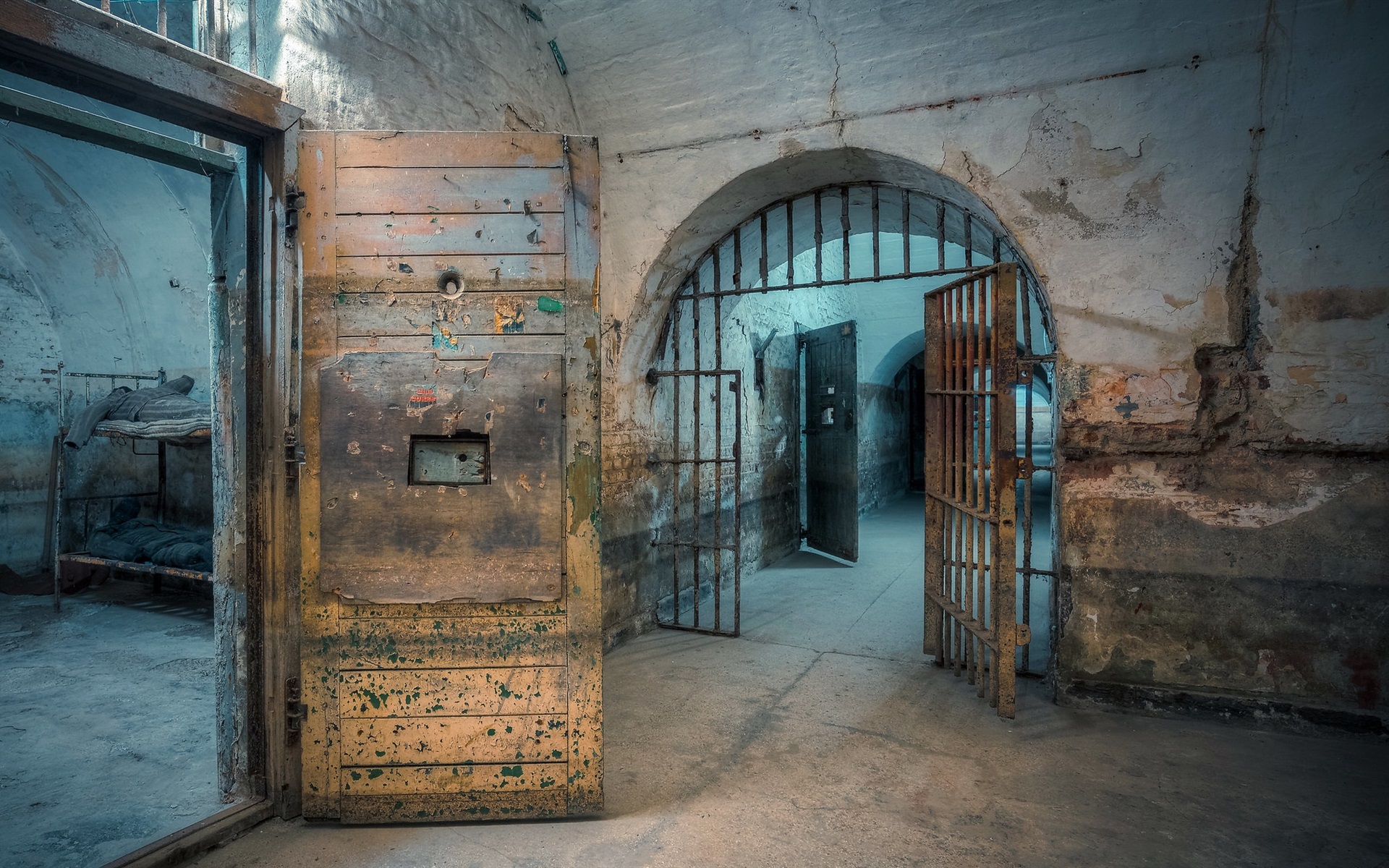 Wallpaper Prison, Interior, Hall - Prison - HD Wallpaper 