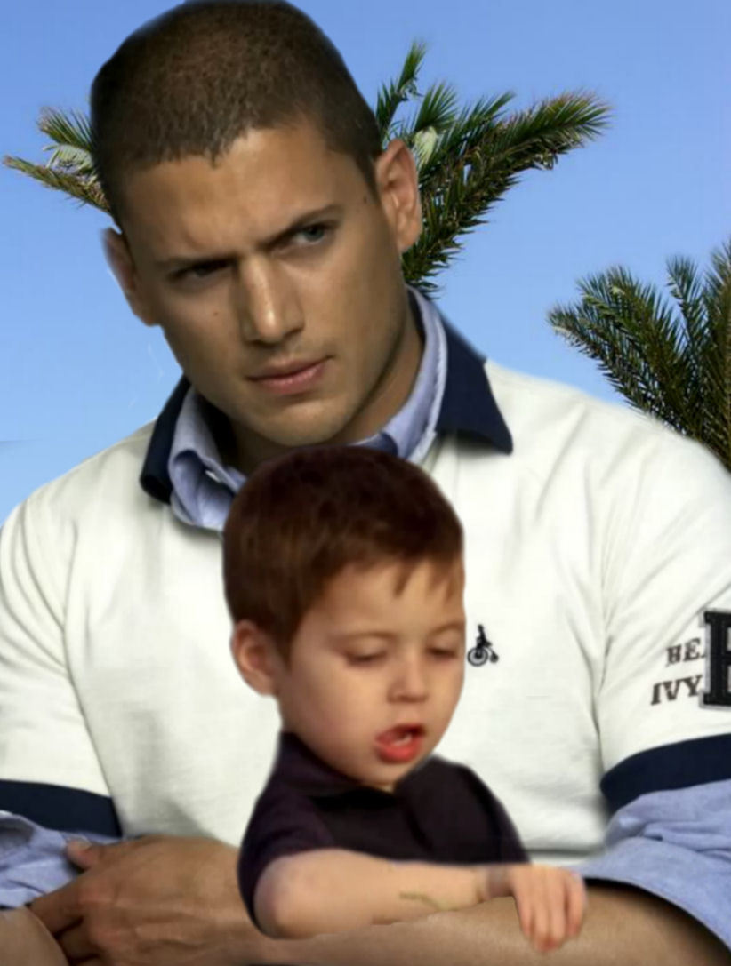 Michael Scofield And Mj On The Beach - Michael Scofield Hot - HD Wallpaper 