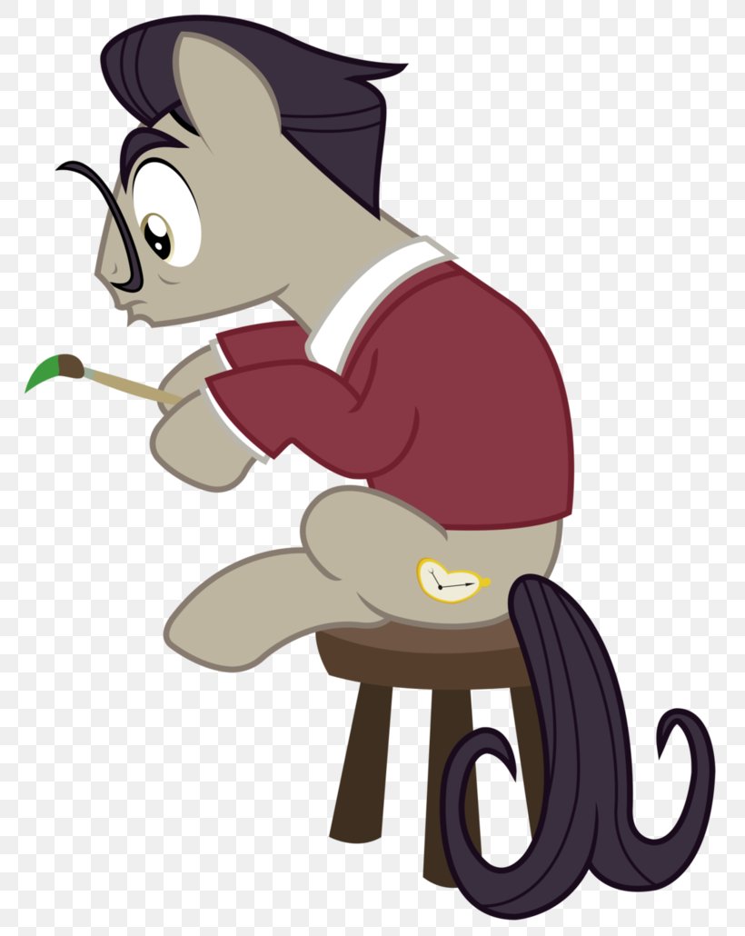 Cat Desktop Wallpaper Illustration Pony Paint Brushes, - Cartoon - HD Wallpaper 