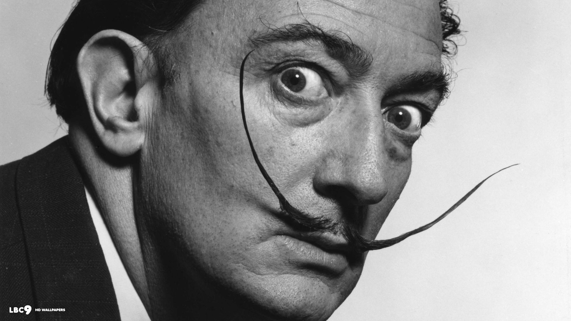 Salvador Dali Portrait Hd - HD Wallpaper 