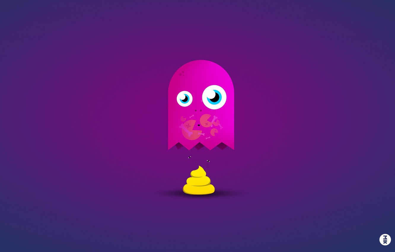 Photo Wallpaper The Game, Pacman, Surprise - Illustration - HD Wallpaper 