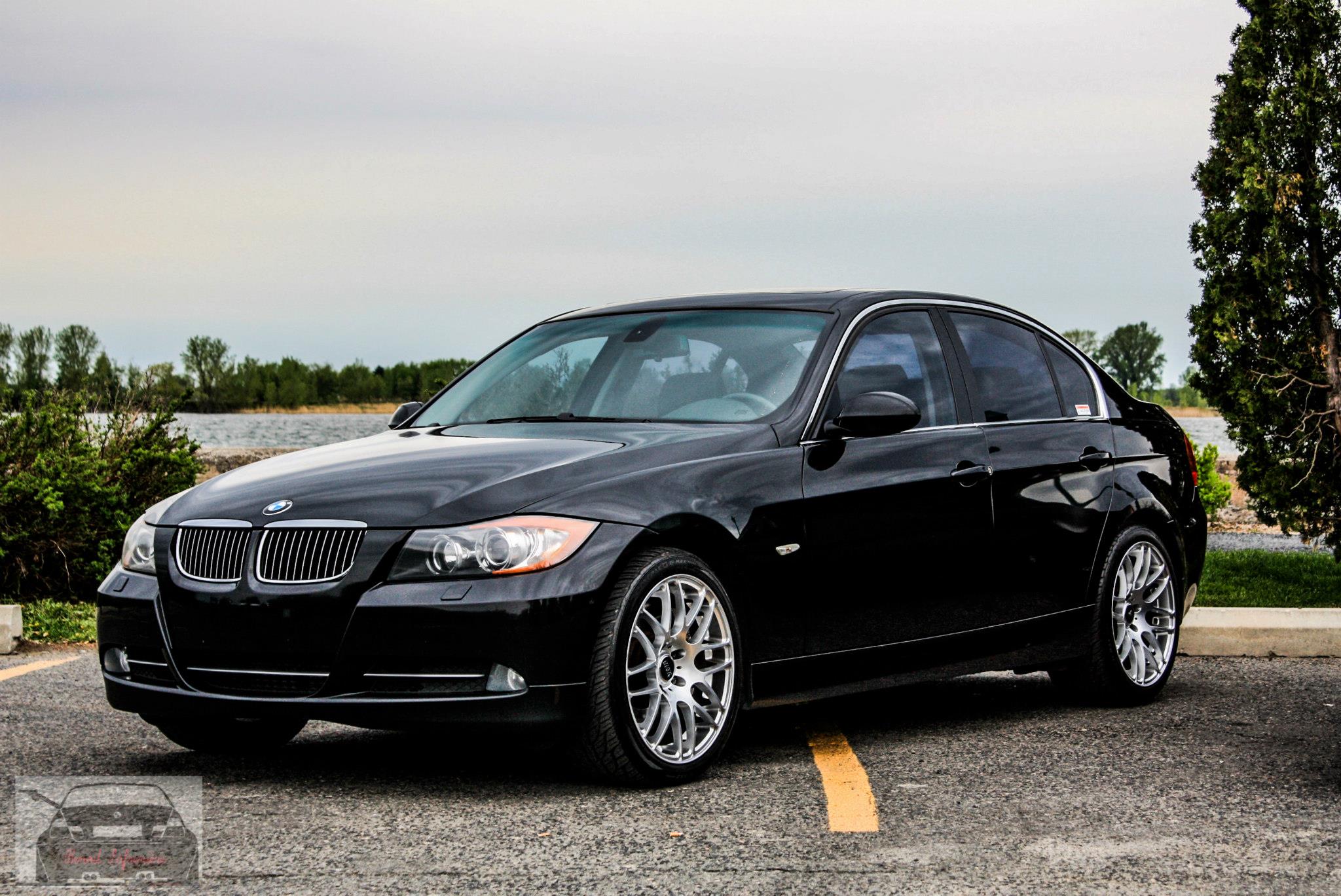 2008 Bmw 335xi Black - HD Wallpaper 