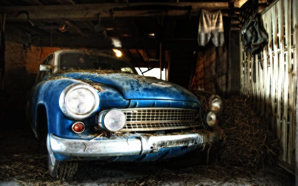 Old Time Car In A Shack Wallpaper,vintage Hd Wallpaper,cars - HD Wallpaper 