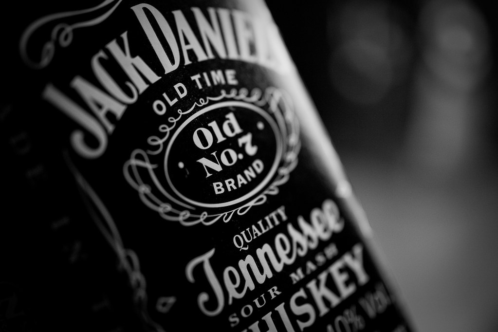 Jack Daniels Black And White - HD Wallpaper 