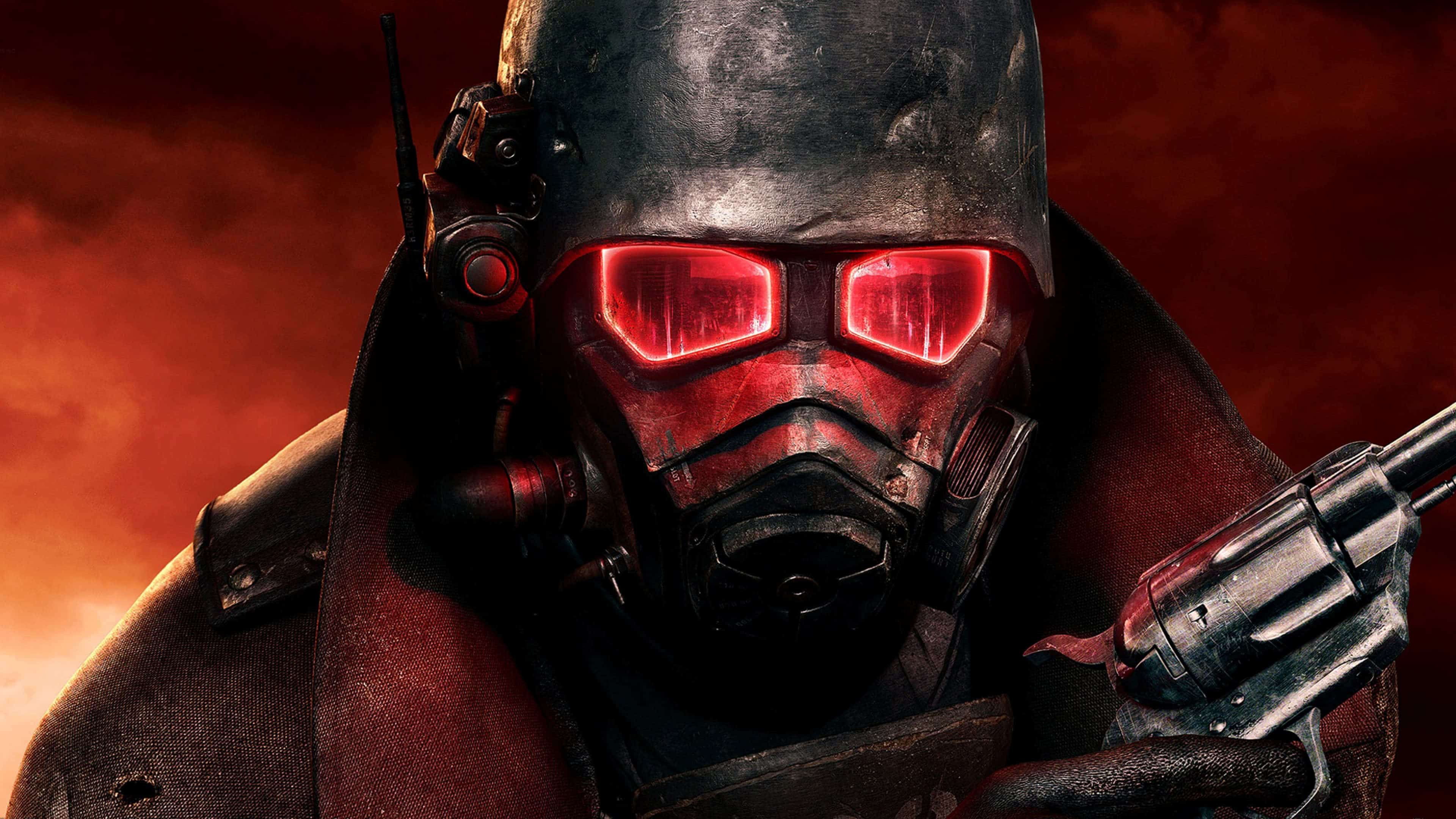 Fallout New Vegas Ncr Veteran Ranger Uhd 4k Wallpaper - Fallout New Vegas Ranger Mask - HD Wallpaper 
