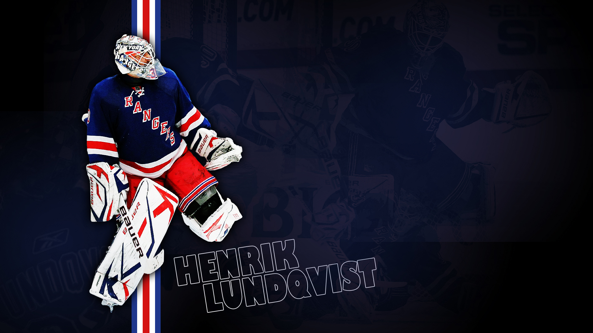 New York Rangers Wallpaper Sports Pinterest New York, - Henrik Lundqvist 2011 - HD Wallpaper 