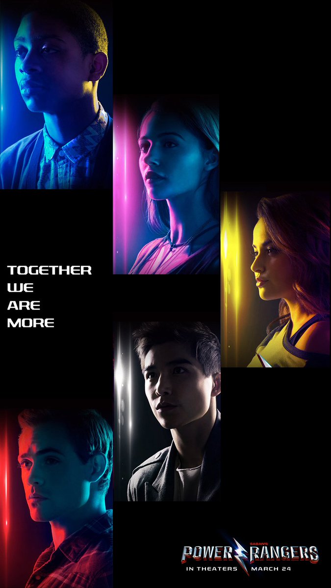 Saban's Power Rangers Lockscreen - HD Wallpaper 