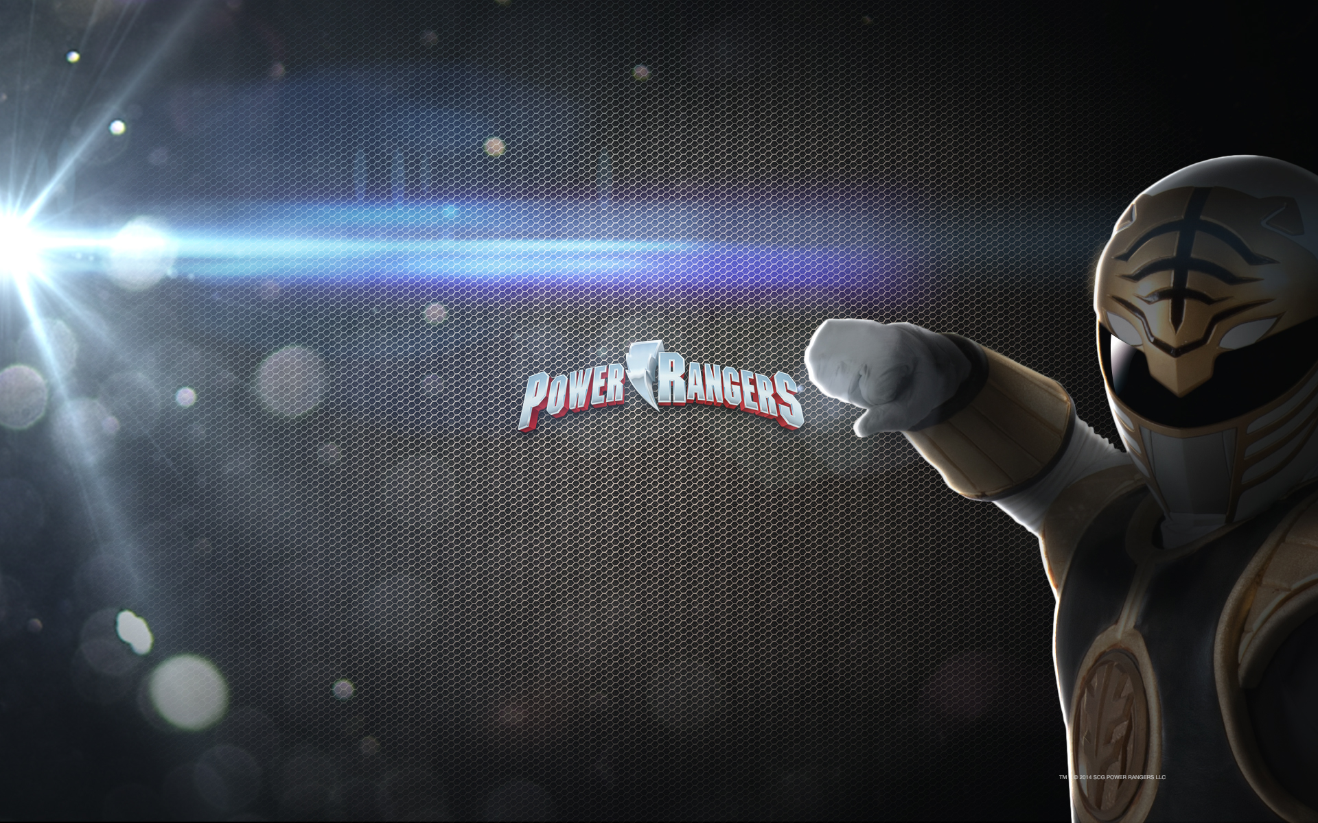 Hd Power Rangers 4k Cover For Tablet Pc - Power Rangers Mighty Morphin White - HD Wallpaper 