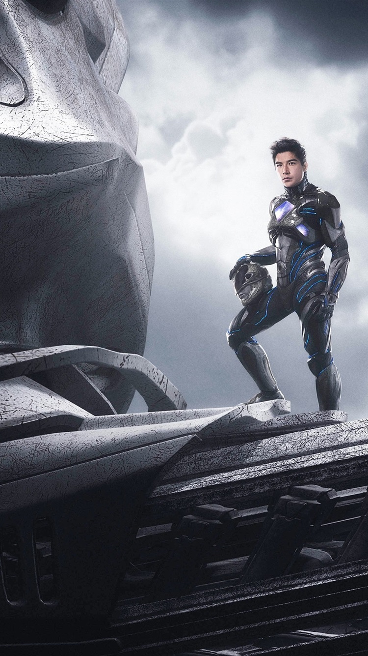 Iphone Wallpaper Ludi Lin, Power Rangers - Power Rangers 2017 Black Ranger - HD Wallpaper 