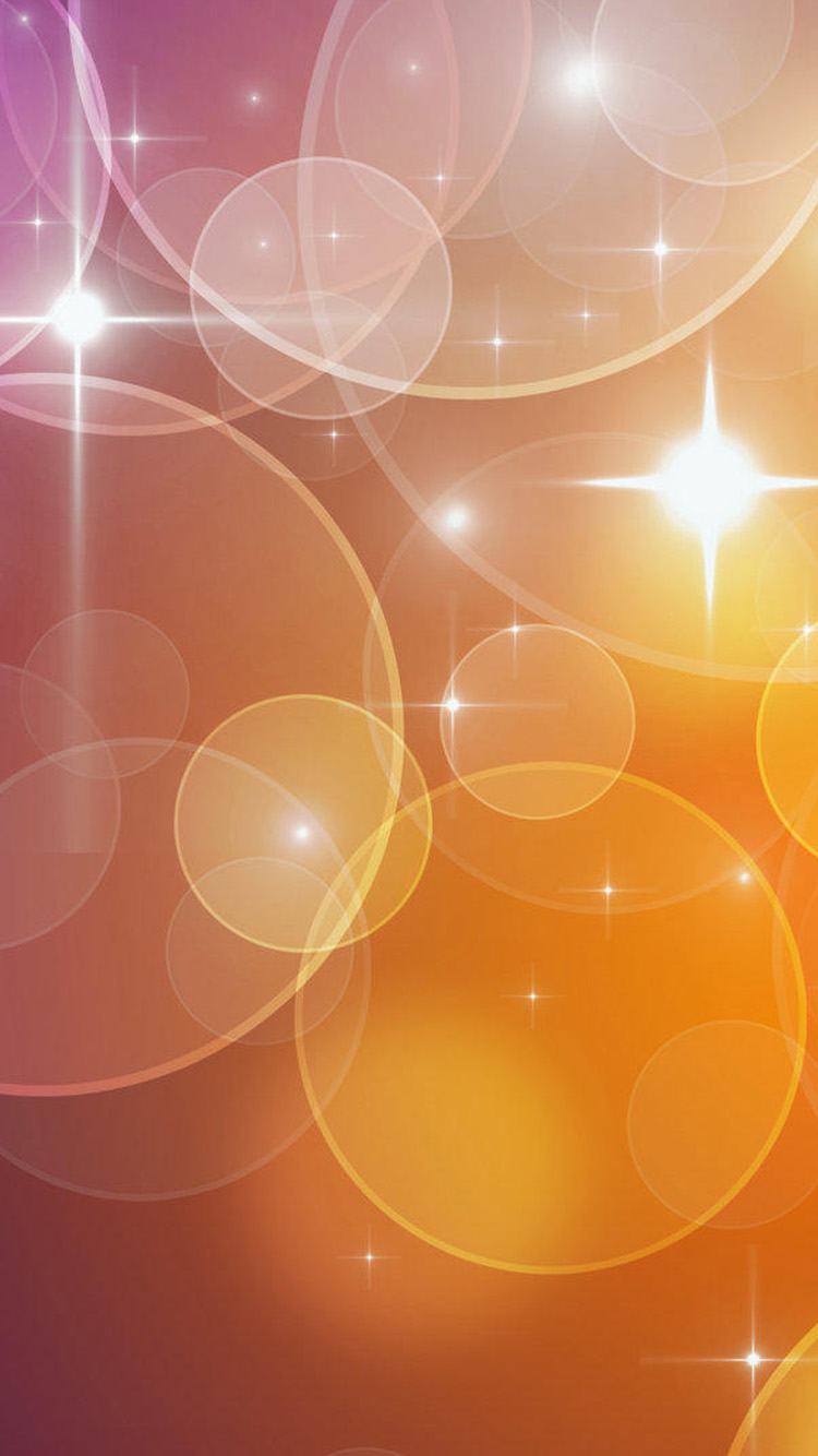 Bright Iphone Wallpaper - Orange Abstract Shape Wallpaper For Iphone 6 - HD Wallpaper 