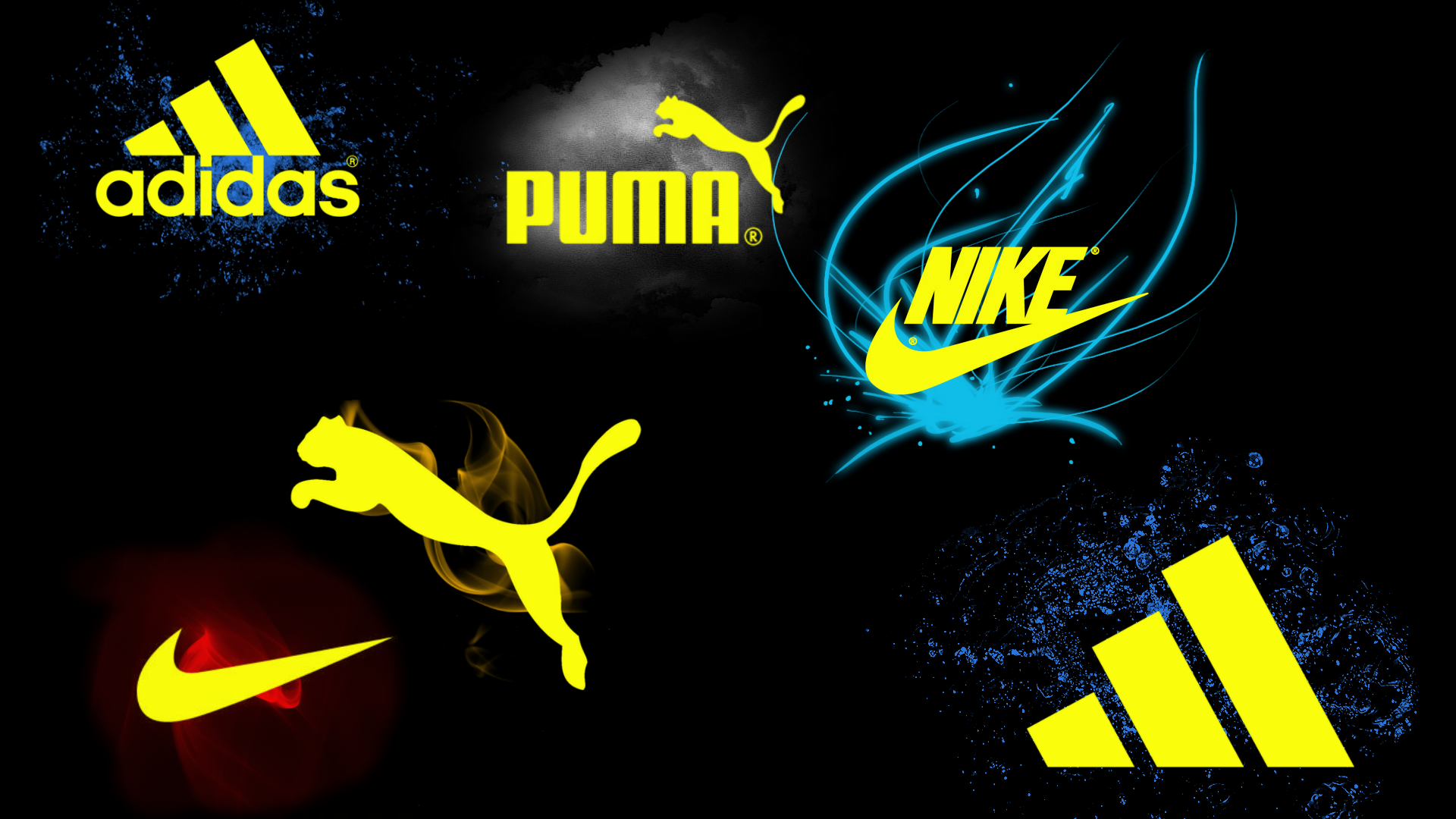 logo adidas nike puma